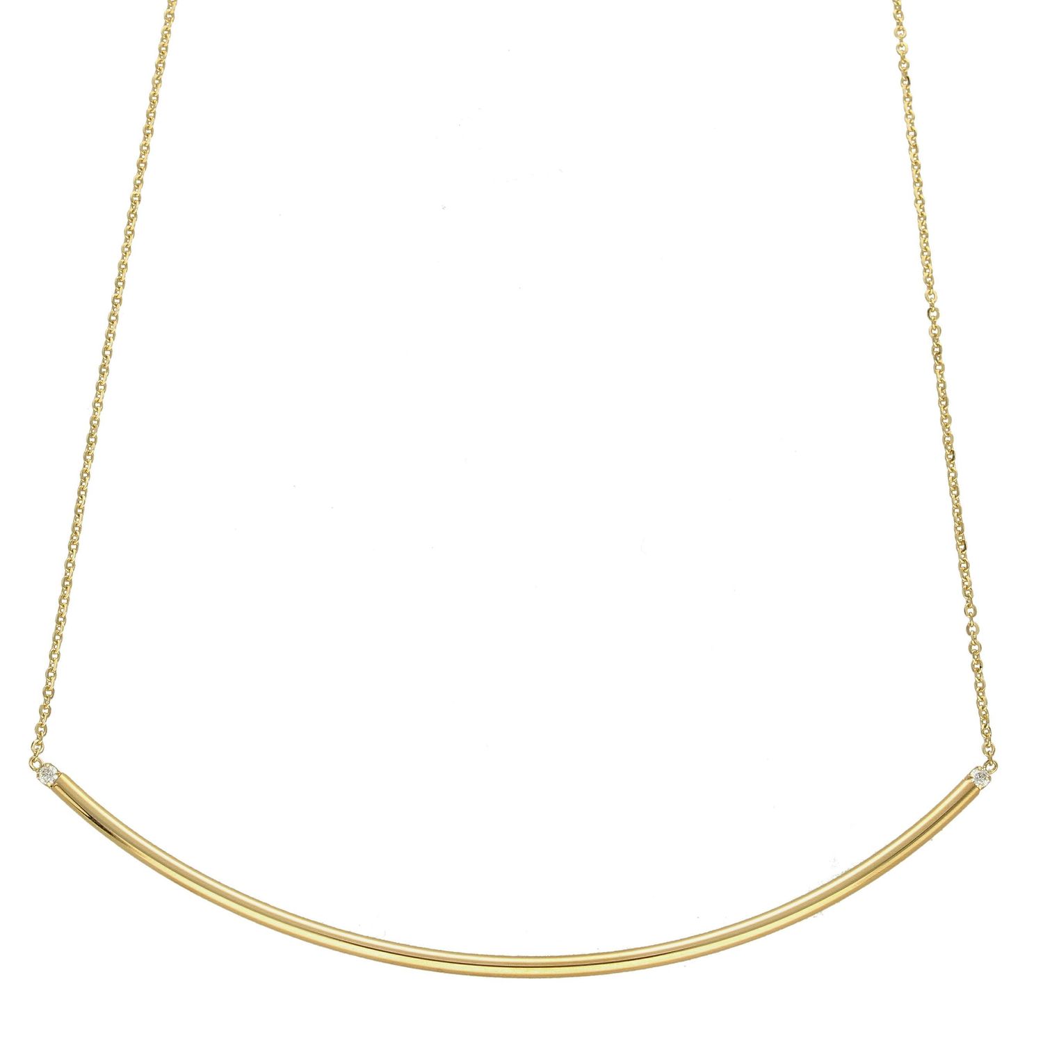 Złoty naszyjnik ze sztywną ozdobą zakończony cyrkonią NA 2971.jpg